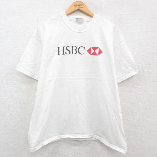 XL/古着 リー Lee 半袖 ビンテージ Tシャツ メンズ 00s HSBC 大きいサイズ コット...