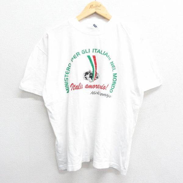XL/古着 半袖 ビンテージ Tシャツ メンズ 00s イタリア MINISTERO コットン クル...