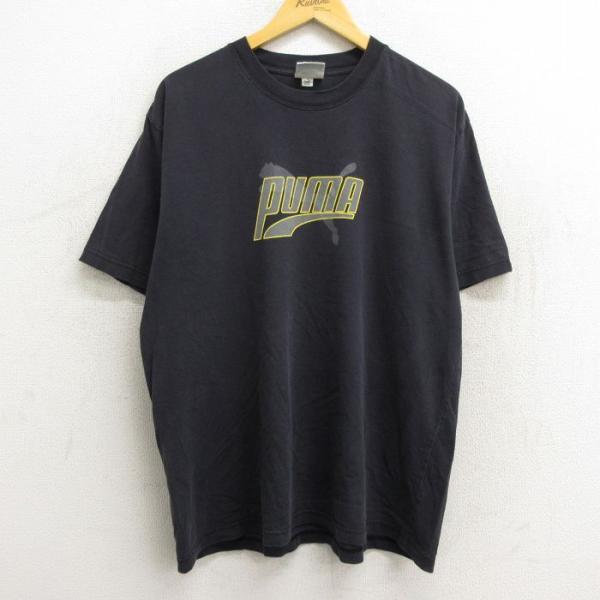 XL/古着 プーマ puma 半袖 ビンテージ Tシャツ メンズ 00s ビッグロゴ 大きいサイズ ...