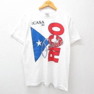 L/古着 オニータ ONIETA 半袖 ビンテージ Tシャツ メンズ 90s プエルトリコ サンディ...