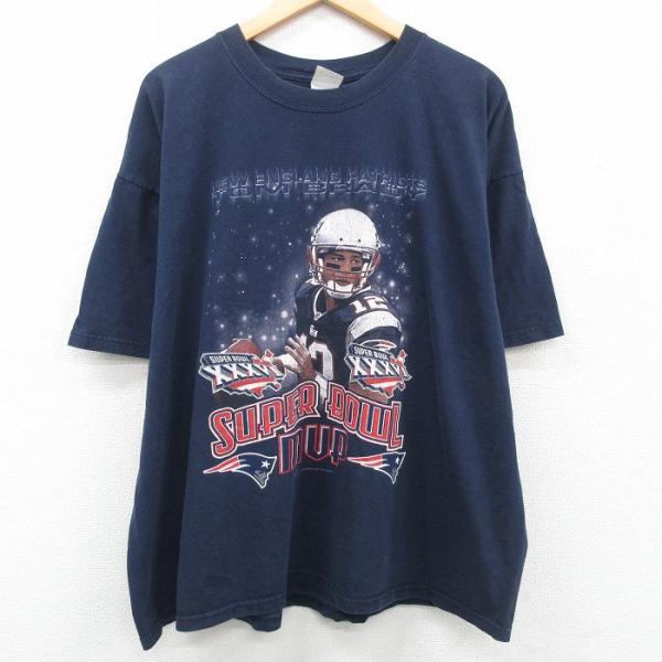 XL/古着 半袖 ビンテージ Tシャツ メンズ 00s NFL ニューイングランドペイトリオッツ ト...