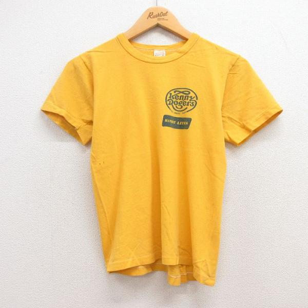 S/古着 半袖 ビンテージ ロック バンド Tシャツ メンズ 70s ケニーロジャース 染込プリント...