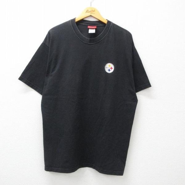 XL/古着 リーボック 半袖 ビンテージ Tシャツ メンズ 00s NFL ピッツバーグスティーラー...