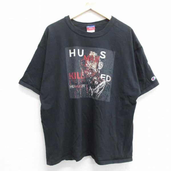 XL/古着 チャンピオン champion 半袖 ビンテージ Tシャツ メンズ 00s HUMANS...