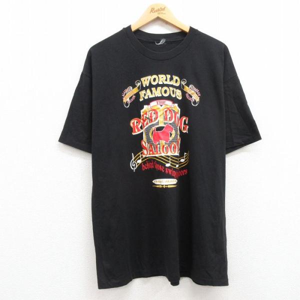 XL/古着 半袖 ビンテージ Tシャツ メンズ 90s RED DOG SALOON クルーネック ...