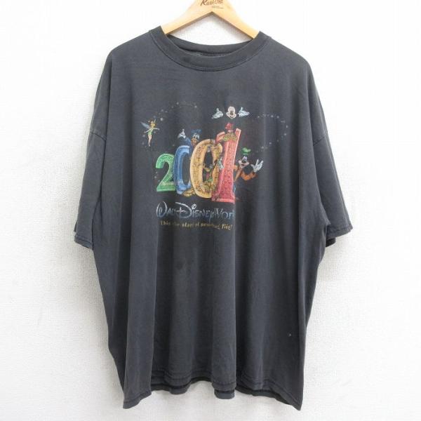 XL/古着 半袖 ビンテージ Tシャツ メンズ 00s ディズニー ミッキー ドナルド グーフィー ...