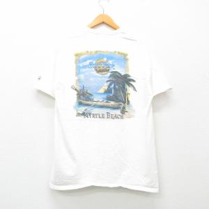 L/古着 半袖 ビンテージ Tシャツ メンズ 00s ハードロックカフェ マートルビーチ コットン ...