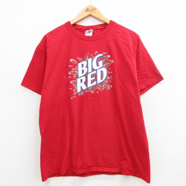 XL/古着 フルーツオブザルーム 半袖 ビンテージ Tシャツ メンズ 00s BIGRED コットン...