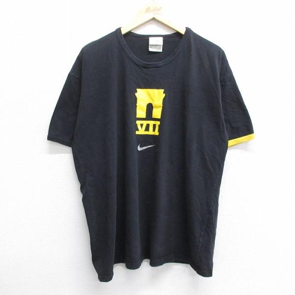 XL/古着 ナイキ NIKE 半袖 ビンテージ Tシャツ メンズ 00s ワンポイントロゴ 大きいサ...
