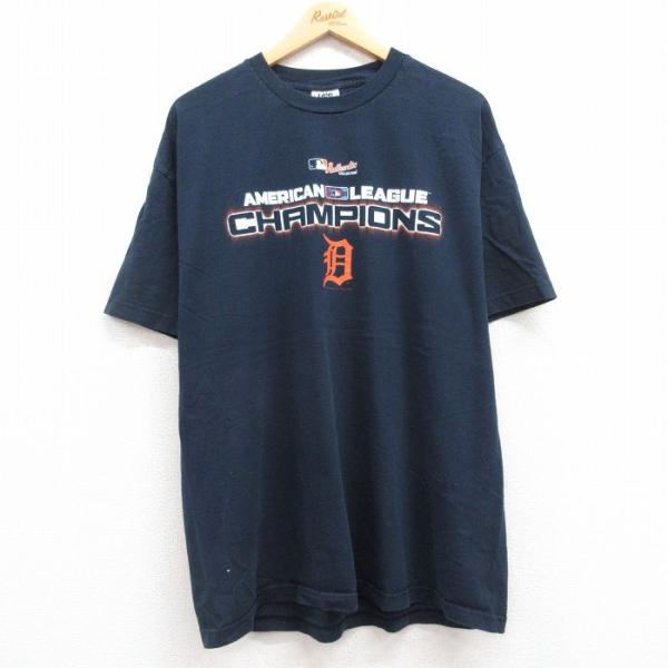 XL/古着 リー Lee 半袖 ビンテージ Tシャツ メンズ 00s MLB デトロイトタイガース ...