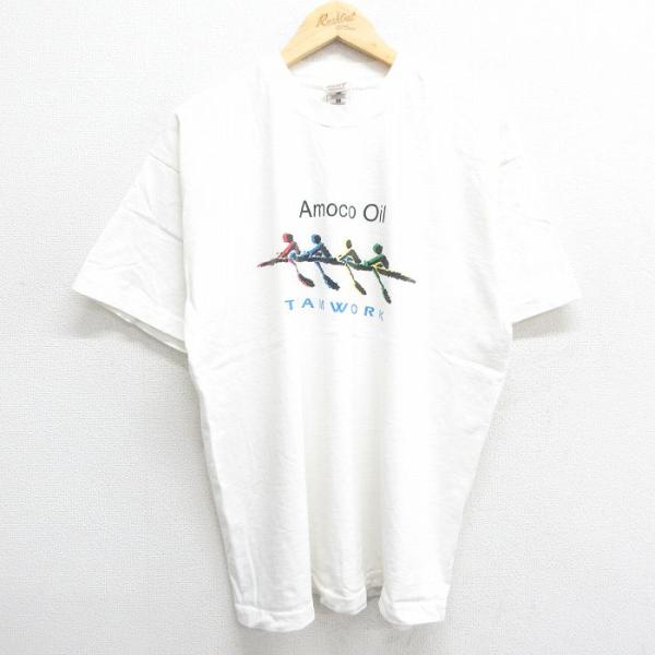 XL/古着 フルーツオブザルーム 半袖 ビンテージ Tシャツ メンズ 00s Amoco Oil コ...