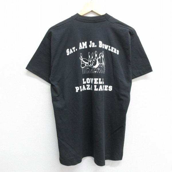 L/古着 フルーツオブザルーム 半袖 ビンテージ Tシャツ メンズ 90s ボウリング クルーネック...