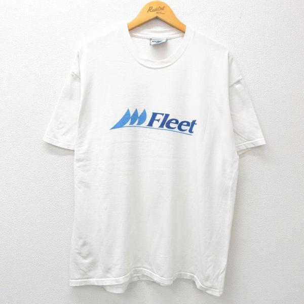 XL/古着 リー Lee 半袖 ビンテージ Tシャツ メンズ 90s Fleet 大きいサイズ コッ...