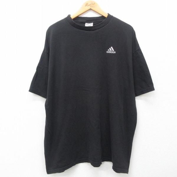 XL/古着 アディダス adidas 半袖 ビンテージ Tシャツ メンズ 90s ワンポイントロゴ ...