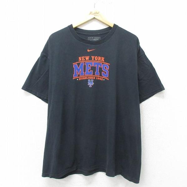 XL/古着 ナイキ NIKE 半袖 ビンテージ Tシャツ メンズ 00s ニューヨークメッツ 大きい...