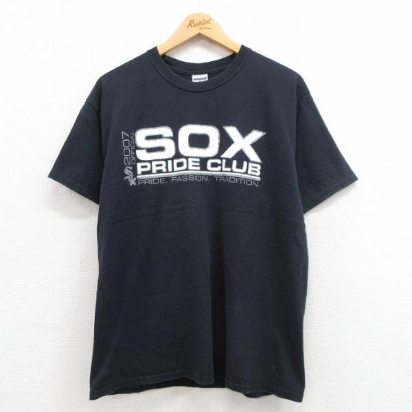 L/古着 ジャージーズ 半袖 ビンテージ Tシャツ メンズ 00s MLB シカゴホワイトソックス ...