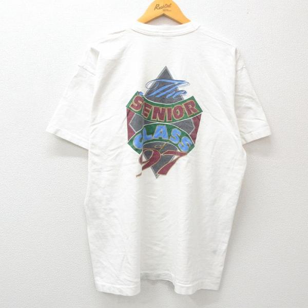 M/古着 フルーツオブザルーム 半袖 ビンテージ Tシャツ メンズ 90s シニアクラス コットン ...