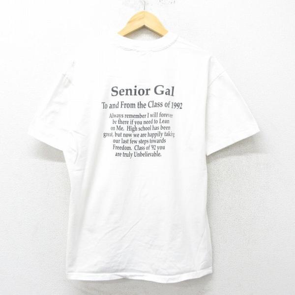 L/古着 ヘインズ 半袖 ビンテージ Tシャツ メンズ 90s Senior コットン クルーネック...