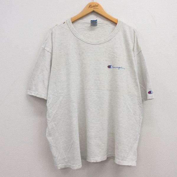 【50%OFF】XL/古着 チャンピオン champion 半袖 ビンテージ Tシャツ メンズ 90...