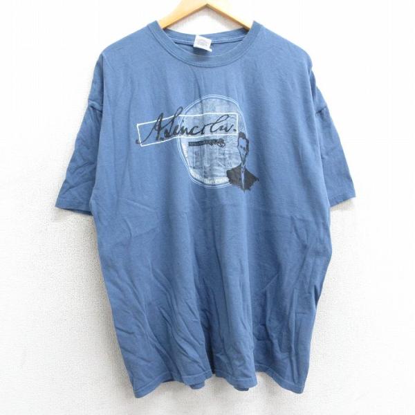 XL★古着 半袖 ビンテージ Tシャツ メンズ 00s エイブラハムリンカーン 大きいサイズ コット...