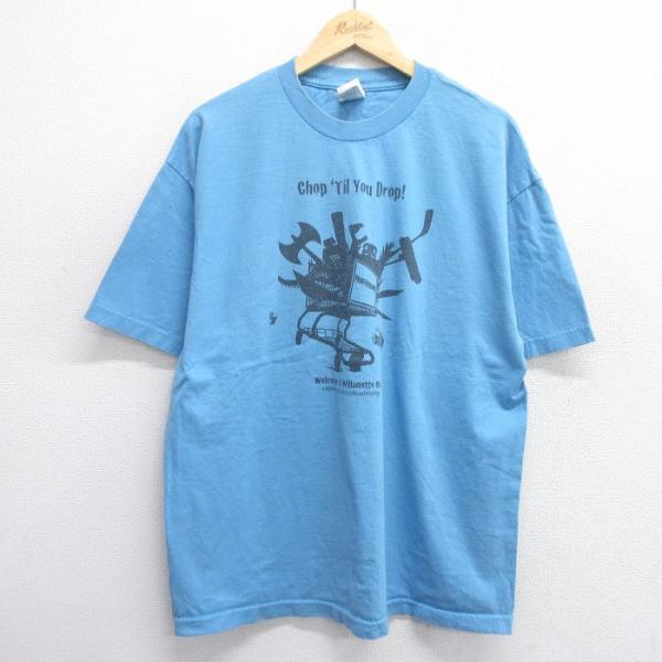 XL/古着 半袖 ビンテージ Tシャツ メンズ 00s ショッピングカート 大きいサイズ コットン ...