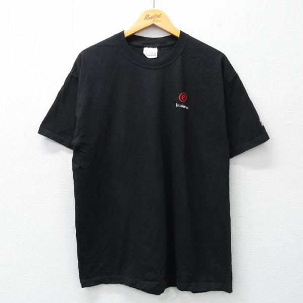 L/古着 ヘインズ 半袖 ビンテージ Tシャツ メンズ 00s e business IBM コット...