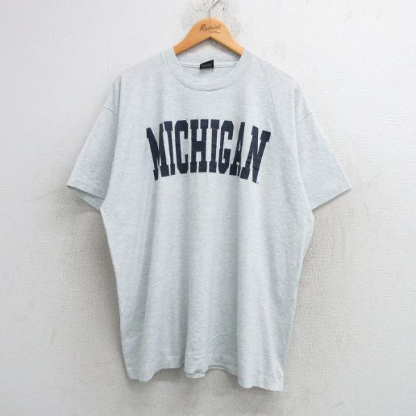 XL/古着 スクリーンスターズ 半袖 ビンテージ Tシャツ メンズ 80s ミシガン 大きいサイズ ...