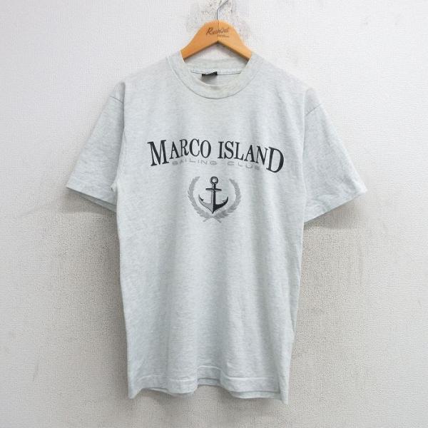 L/古着 スクリーンスターズ 半袖 ビンテージ Tシャツ メンズ 80s MARCO ISLAND ...