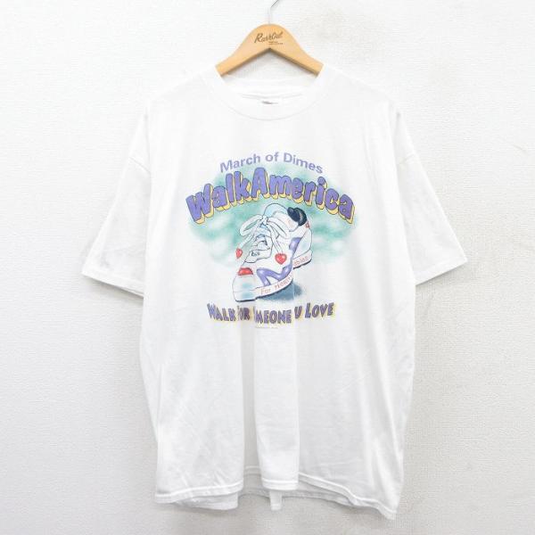 XL/古着 ヘインズ 半袖 ビンテージ Tシャツ メンズ 90s スニーカー 大きいサイズ クルーネ...
