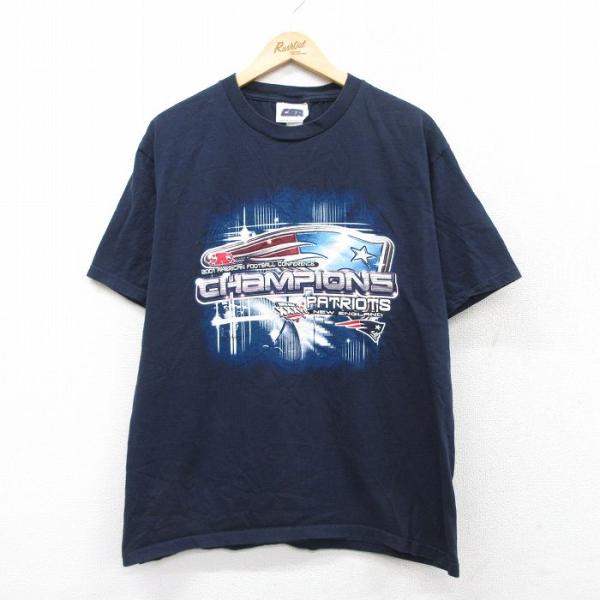 L/古着 半袖 ビンテージ Tシャツ メンズ 00s NFL ニューイングランドペイトリオッツ コッ...