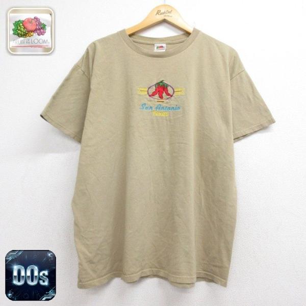 XL/古着 フルーツオブザルーム Fruit of the Loom 半袖 ビンテージ Tシャツ メ...