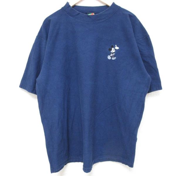 XL/古着 半袖 ビンテージ Tシャツ メンズ 90s ディズニー DISNEY ミッキー MICK...