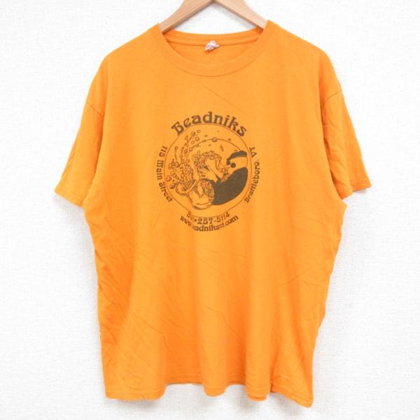 XL/古着 半袖 ビンテージ Tシャツ メンズ 00s Beadniks コットン クルーネック 濃...