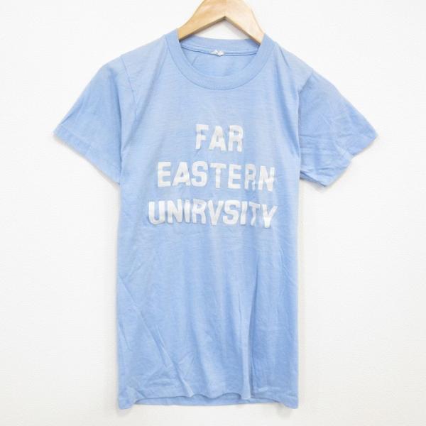 【20%OFF】S/古着 半袖 ビンテージ Tシャツ メンズ 80s FAR フロッキー クルーネッ...