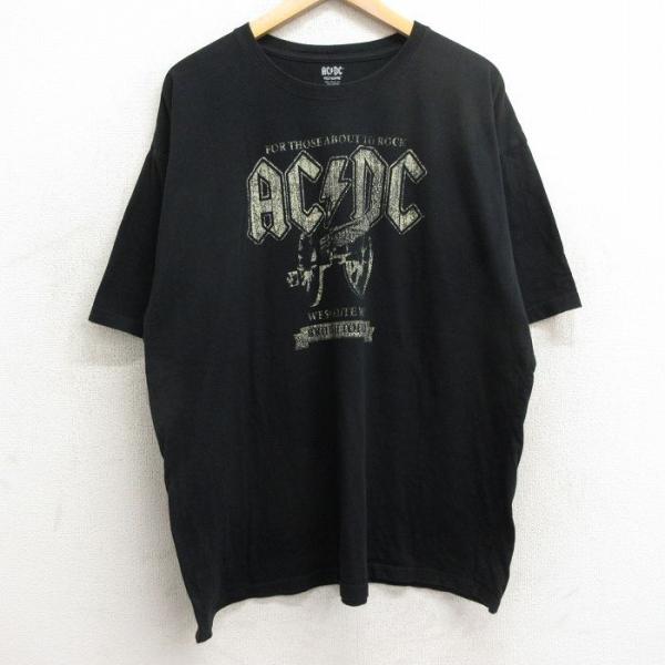 XL/古着 半袖 ビンテージ ロック バンド Tシャツ メンズ 00s AC/DC 大きいサイズ コ...
