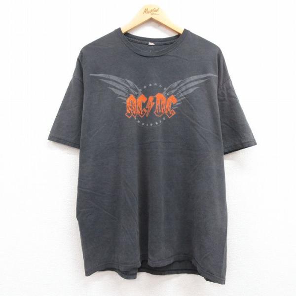 XL/古着 半袖 ビンテージ ロック バンド Tシャツ メンズ 00s AC/DC 大きいサイズ ク...