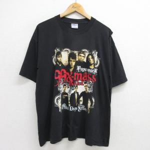 L/古着 半袖 ビンテージ ロック バンド Tシャツ メンズ 00s ゴースト