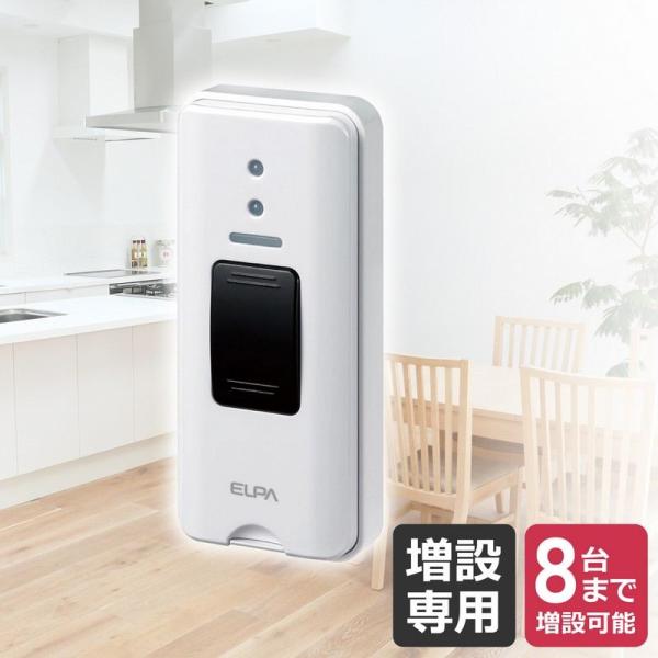 ELPA 朝日電器 ワイヤレスチャイム押しボタン送信器 4901087214013 EWS-P30