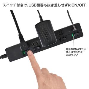 エルパ(ELPA) 電源タップ 雷ガード 個別...の詳細画像2
