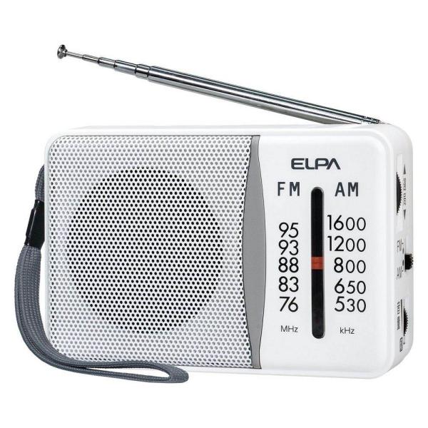 ELPA 朝日電器 電池長持ちコンパクトラジオ 4901087229376 ER-C58