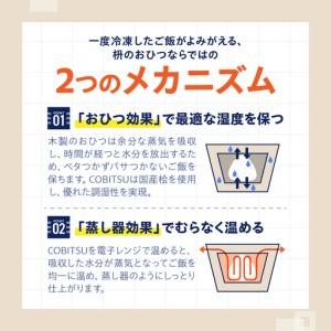 ふるさと納税 木製の冷凍ご飯容器 枡のおひつ「...の詳細画像3