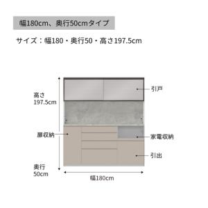 ふるさと納税 キッチンボードCPA-1800R...の詳細画像2