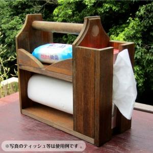 ふるさと納税 手作り木製 キッチンやアウトドアに便利！3種が入るペーパーラック 大阪府泉佐野市