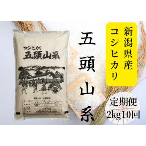 ふるさと納税 【令和7年産】【10回定期便】「米屋のこだわり阿賀野市産」コシヒカリ 2kg×10回 新潟県 米 こめ コメ 白米 精米 1E20067 新潟県阿賀野市