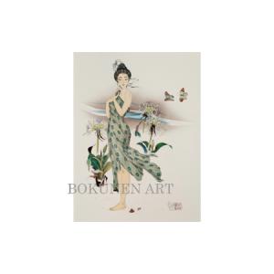 ふるさと納税 【名嘉睦稔】リトグラフ作品「浜木...の詳細画像1