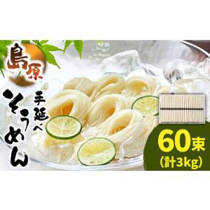 ふるさと納税 島原 手延べ そうめん 50g×60束 計 3kg / そうめん 素麺 麺 乾麺 / 南島原市 / こじま製麺[SAZ023] / ソーメン ざる そーめ.. 長崎県南島原市