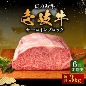 ふるさと納税 【全6回定期便】壱岐牛 サーロイン...の商品画像