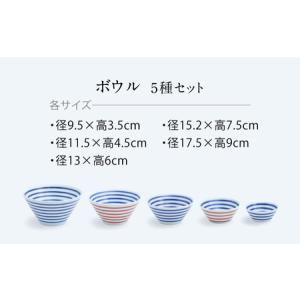 ふるさと納税 【有田焼】呉須ライン ボウル5点...の詳細画像3