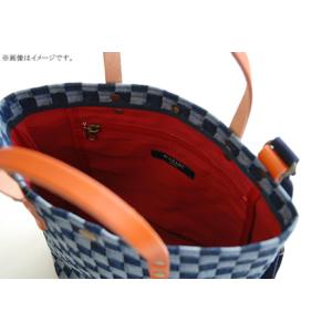 ふるさと納税 市松デニム生地のトートポシェット...の詳細画像2