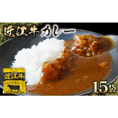 ふるさと納税 近江牛 カレー 160g×15袋セット ( 黒毛和牛 カレー 牛肉 カレー 2400g...